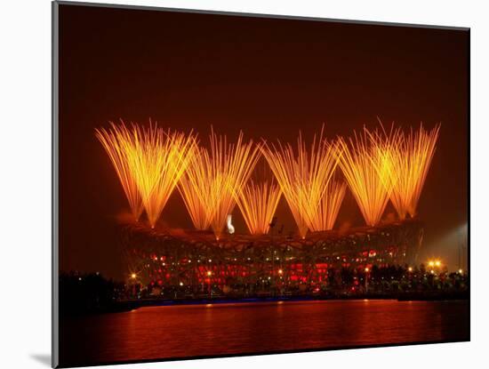 Beijing Olympics Closing Ceremony, Bird's Nest, Beijing, China-null-Mounted Photographic Print