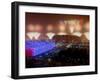 Beijing Olympics Opening Ceremony, Bird's Nest and Water Cube, Beijing, China-null-Framed Photographic Print