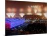 Beijing Olympics Opening Ceremony, Bird's Nest and Water Cube, Beijing, China-null-Mounted Photographic Print