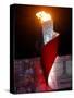 Beijing Olympics Opening Ceremony, Olympic Torch Burning, Beijing, China-null-Stretched Canvas