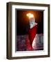 Beijing Olympics Opening Ceremony, Olympic Torch Burning, Beijing, China-null-Framed Photographic Print