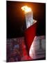 Beijing Olympics Opening Ceremony, Olympic Torch Burning, Beijing, China-null-Mounted Photographic Print
