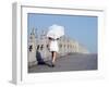 Beijing, Summer Palace - UNESCO World Heritage Site, A Young Girl on the 17 Arch Bridge, China-Christian Kober-Framed Photographic Print