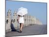 Beijing, Summer Palace - UNESCO World Heritage Site, A Young Girl on the 17 Arch Bridge, China-Christian Kober-Mounted Photographic Print