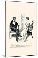 Being a Writer-Charles Dana Gibson-Mounted Art Print