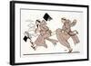 Being Chased by the Abbot, 1920-Georges Barbier-Framed Giclee Print