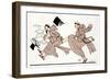 Being Chased by the Abbot, 1920-Georges Barbier-Framed Giclee Print