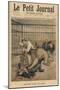 Being Devoured by a Lion, Front Cover Illustration from 'Le Petit Journal'-Henri Meyer-Mounted Giclee Print