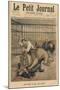 Being Devoured by a Lion, Front Cover Illustration from 'Le Petit Journal'-Henri Meyer-Mounted Giclee Print