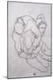 Being Embraced; Umarmende, 1918-Egon Schiele-Mounted Giclee Print