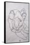 Being Embraced; Umarmende, 1918-Egon Schiele-Framed Stretched Canvas