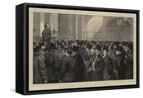 Being Hammered, a Sketch on the London Stock Exchange-Joseph Nash-Framed Stretched Canvas