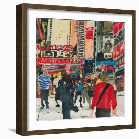 Being Part - New York-Susan Brown-Framed Giclee Print