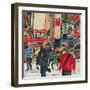 Being Part - New York-Susan Brown-Framed Giclee Print