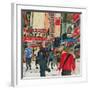 Being Part - New York-Susan Brown-Framed Giclee Print