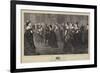 Being Presented, a Sketch at Her Majesty's Drawing Room, Buckingham Palace-null-Framed Giclee Print