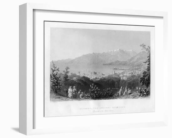 Beirout, the Ancient Berothah, Syria, 1841-James B Allen-Framed Giclee Print