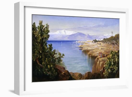 Beirut and Mount Lebanon-Edward Lear-Framed Giclee Print