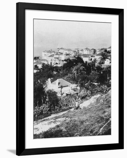 Beirut from the American College, Lebanon, C1927-C1931-null-Framed Giclee Print