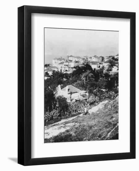 Beirut from the American College, Lebanon, C1927-C1931-null-Framed Premium Giclee Print