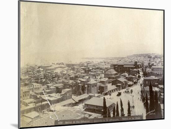 Beirut, Lebanon, Late 19th or Early 20th Century-null-Mounted Giclee Print