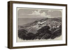 Beit Mary, Mount Lebanon, the Scene of the Recent Conflict Between the Druses and the Maronites-null-Framed Giclee Print