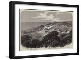 Beit Mary, Mount Lebanon, the Scene of the Recent Conflict Between the Druses and the Maronites-null-Framed Premium Giclee Print