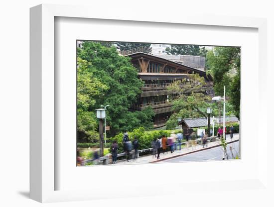 Beitou Wooden Library, Taipei, Taiwan, Asia-Christian Kober-Framed Photographic Print