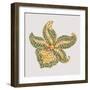 Bejeweled Flower-Continental School -Framed Premium Giclee Print