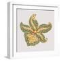 Bejeweled Flower-Continental School -Framed Premium Giclee Print