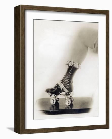 Bejeweled Roller Skate, 1920-Science Source-Framed Giclee Print