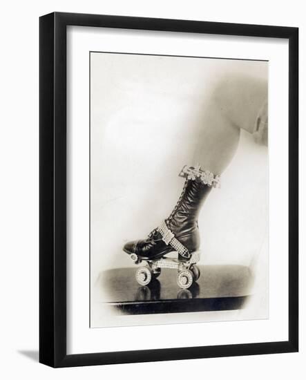 Bejeweled Roller Skate, 1920-Science Source-Framed Giclee Print