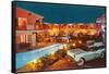 Bel Air Palms Motel, Retro-null-Framed Stretched Canvas