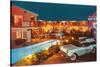 Bel Air Palms Motel, Retro-null-Stretched Canvas