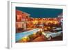 Bel Air Palms Motel, Retro-null-Framed Art Print