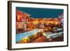 Bel Air Palms Motel, Retro-null-Framed Art Print