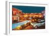 Bel Air Palms Motel, Retro-null-Framed Art Print