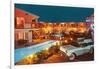 Bel Air Palms Motel, Retro-null-Framed Art Print