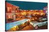 Bel Air Palms Motel, Retro-null-Stretched Canvas