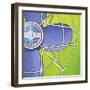 Bel-Aire Fan - Green-Larry Hunter-Framed Giclee Print