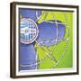 Bel-Aire Fan - Green-Larry Hunter-Framed Giclee Print