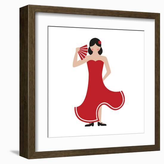 Bel from Sevilla-Tosh-Framed Art Print