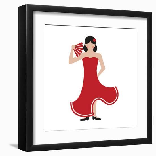 Bel from Sevilla-Tosh-Framed Art Print