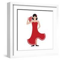 Bel from Sevilla-Tosh-Framed Art Print