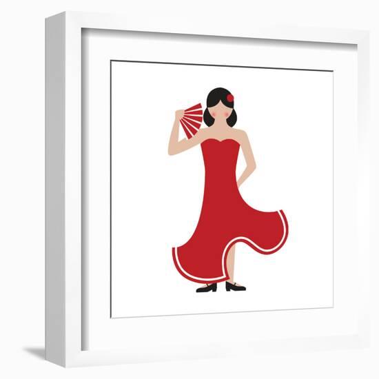 Bel from Sevilla-Tosh-Framed Art Print