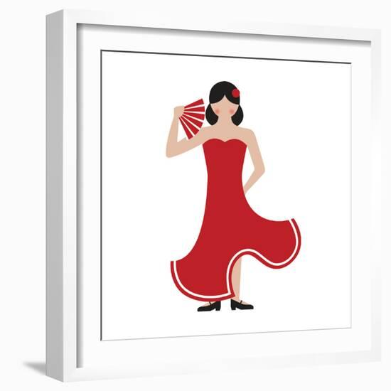 Bel from Sevilla-Tosh-Framed Premium Giclee Print