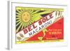 Bel Sole Macaroni Label-null-Framed Art Print