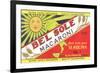 Bel Sole Macaroni Label-null-Framed Art Print