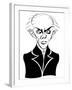 Bela Bartok, Hungarian composer and pianist; stylized caricature-Neale Osborne-Framed Giclee Print