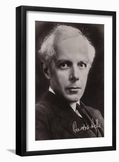 Bela Bartok, Hungarian Composer and Pianist-null-Framed Photographic Print